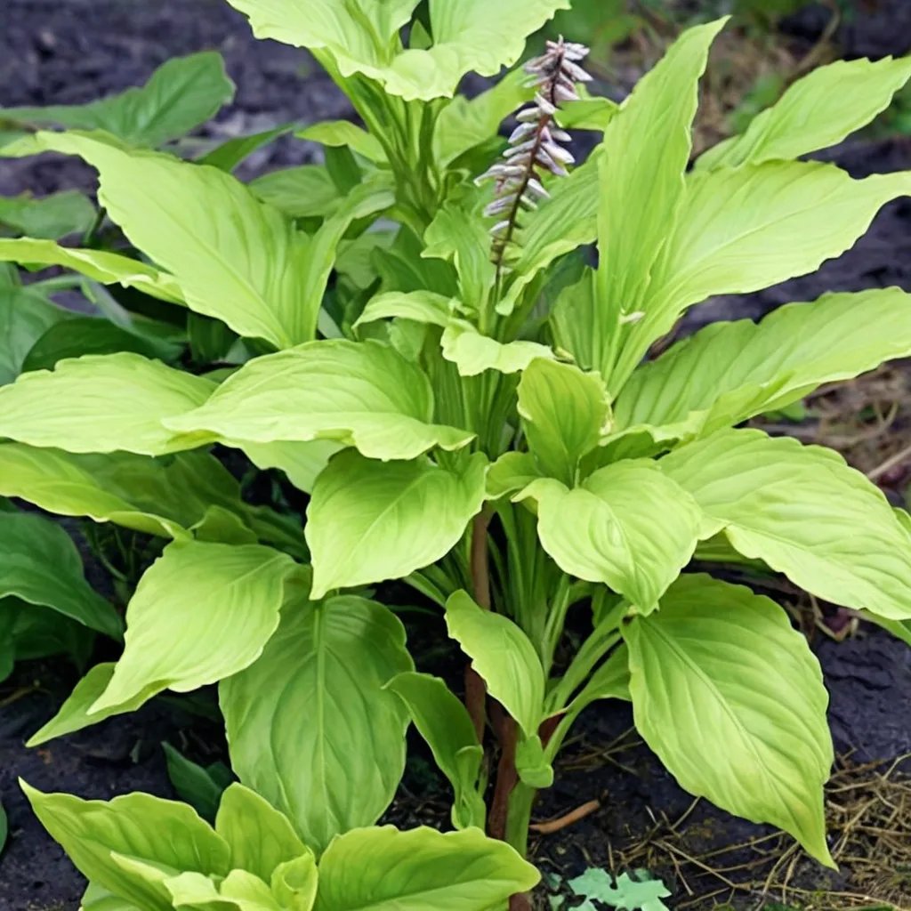Hosta x hybrida 'Shimmy Shake'