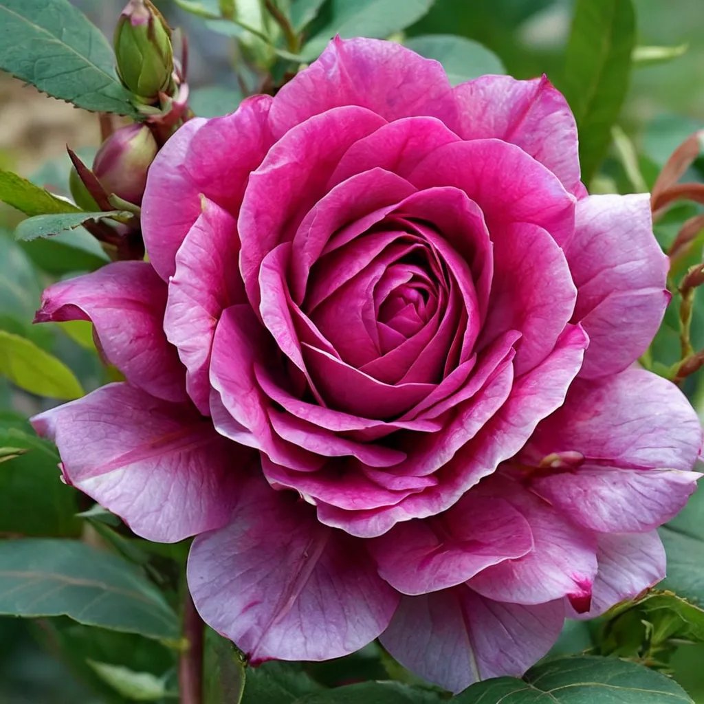 Rosa x hybrida 'Perfume Factory'
