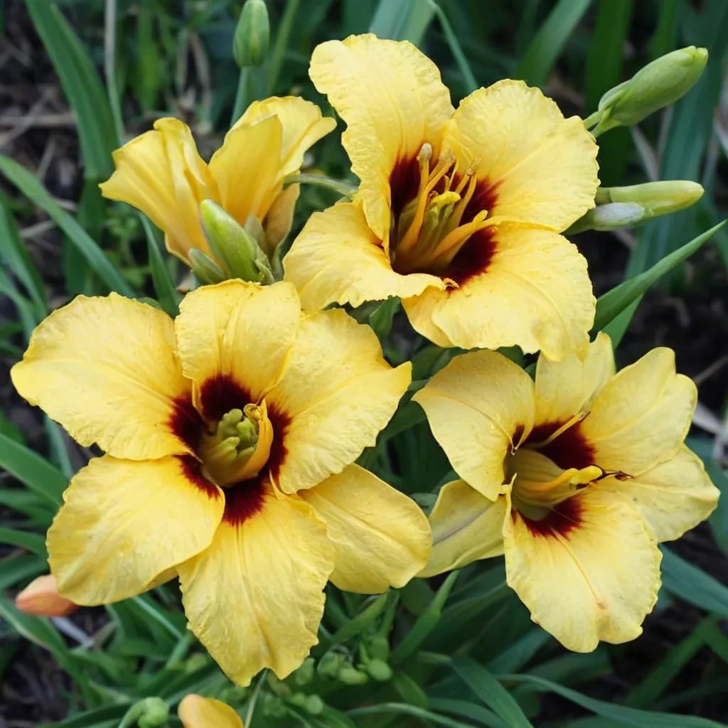 Hemerocallis x hybrida 'Siloam June Bug'