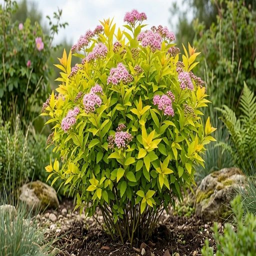 Spiraea japonica 'Monhub'