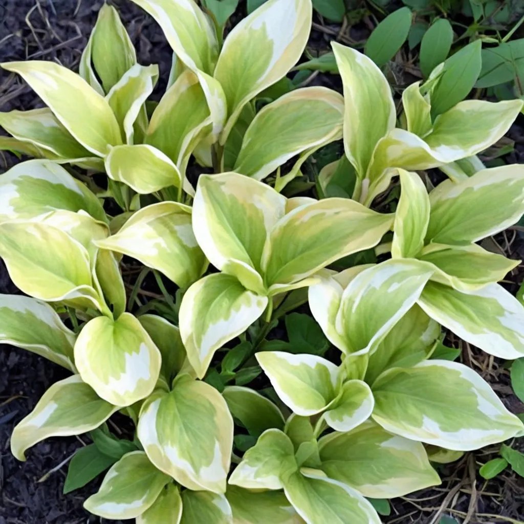Hosta x hybrida 'Heavenly Tiara'