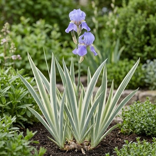 Iris pallida 'Albo-Variegata'