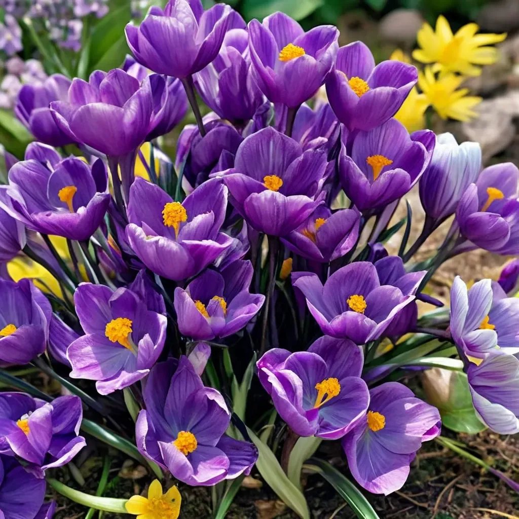Crocus vernus 'Flower Record'