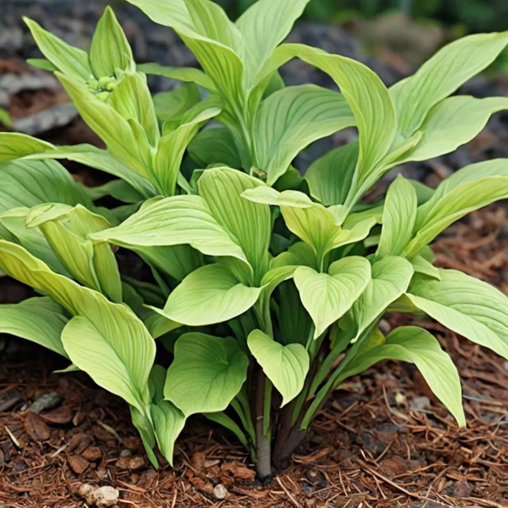 Hosta longipes 'Golden Dwarf'