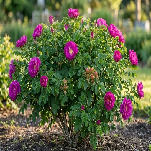 Rosa 'Purple Pavement'