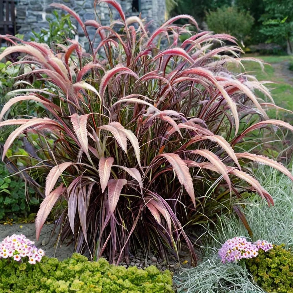 Pennisetum setaceum 'Purple Fountain Grass'