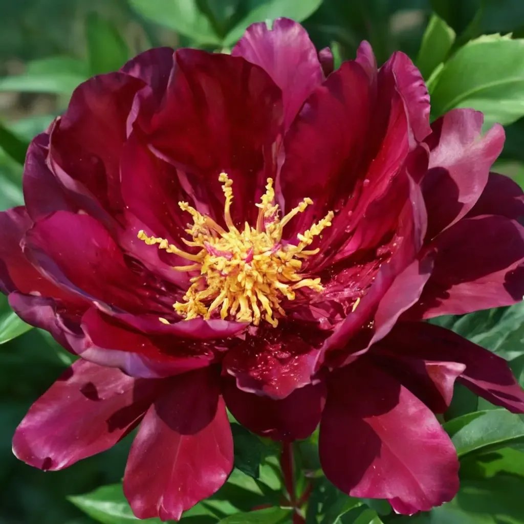 Paeonia lactiflora 'Topeka Garnet'