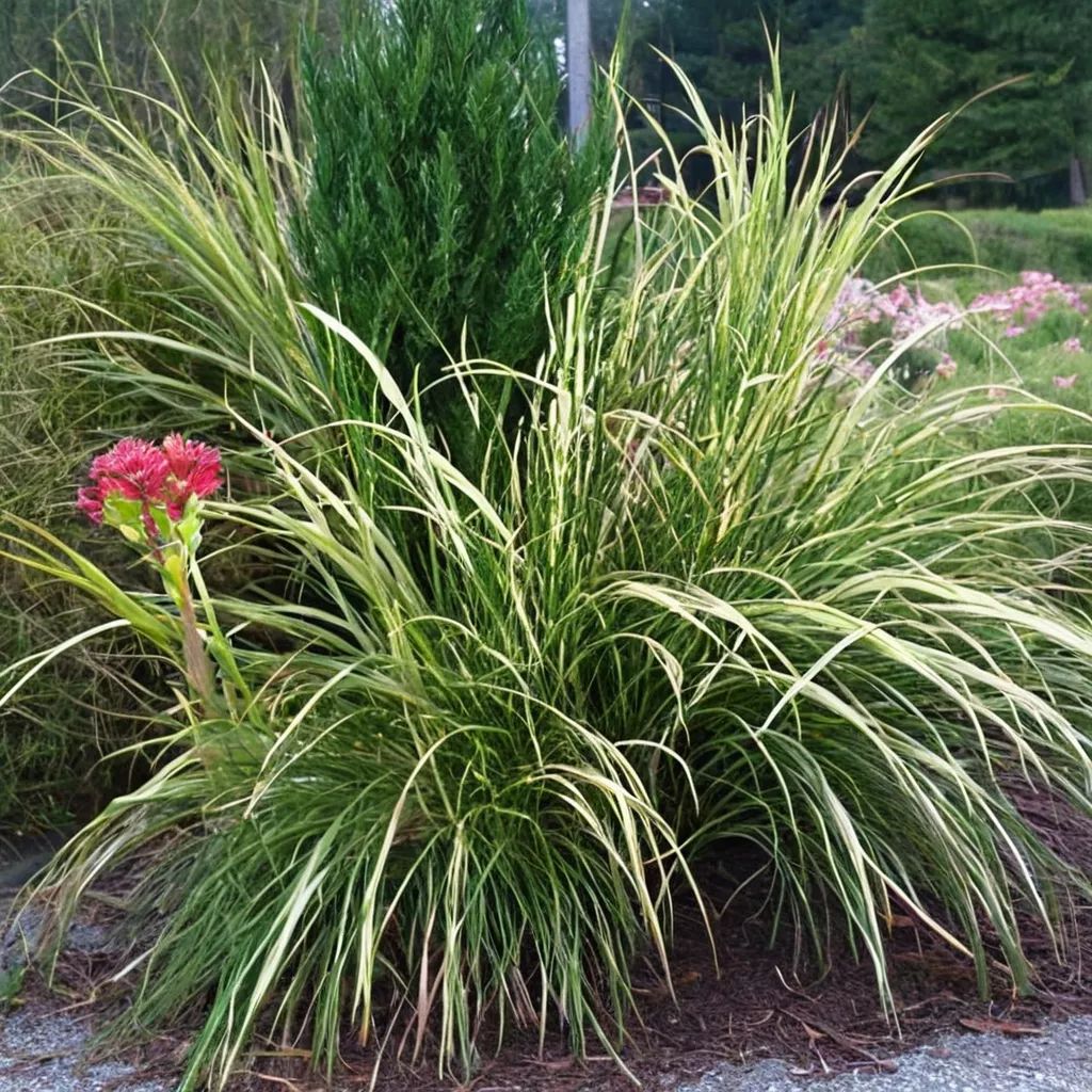 Miscanthus sinensis 'Little Zebra'