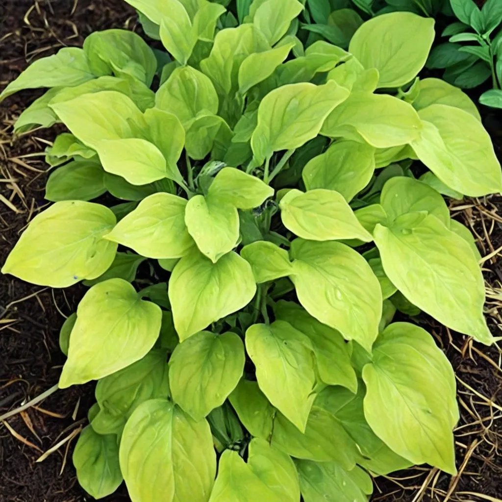 Hosta x hybrida 'Cheatin Heart'