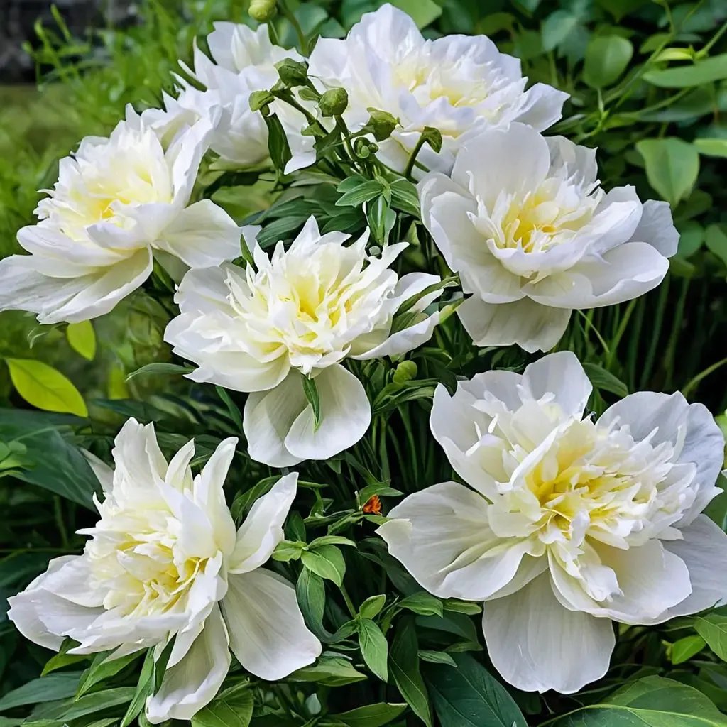 Paeonia lactiflora 'Duchesse de Nemours'