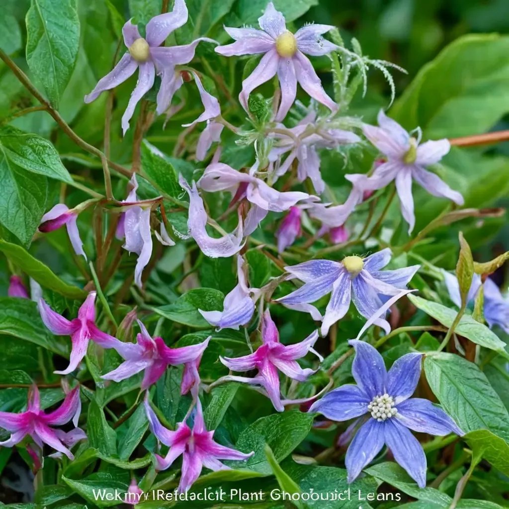 Clematis integrifolia 'Little Guys Trio'