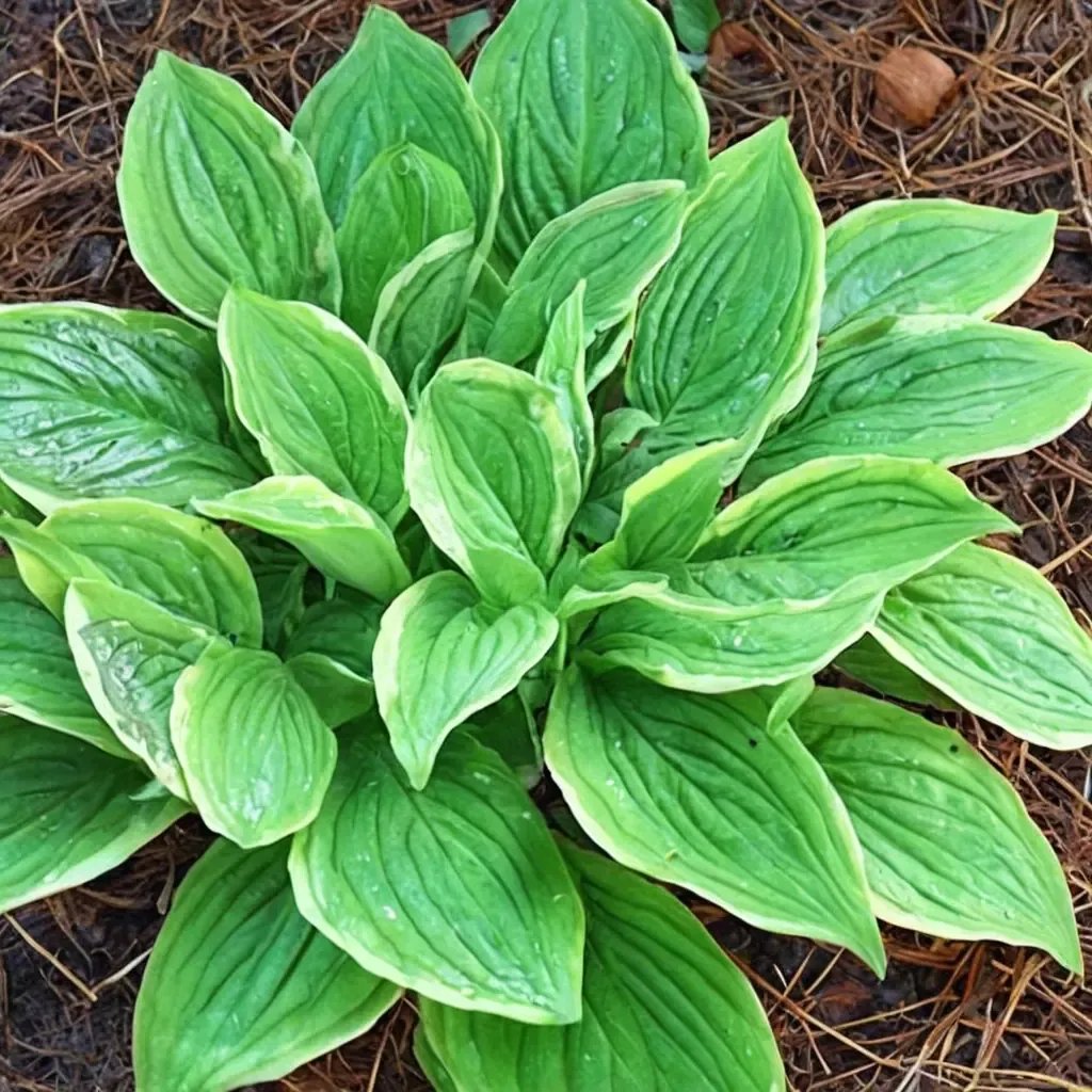 Hosta ventricosa 'Abiqua Moonbeam'
