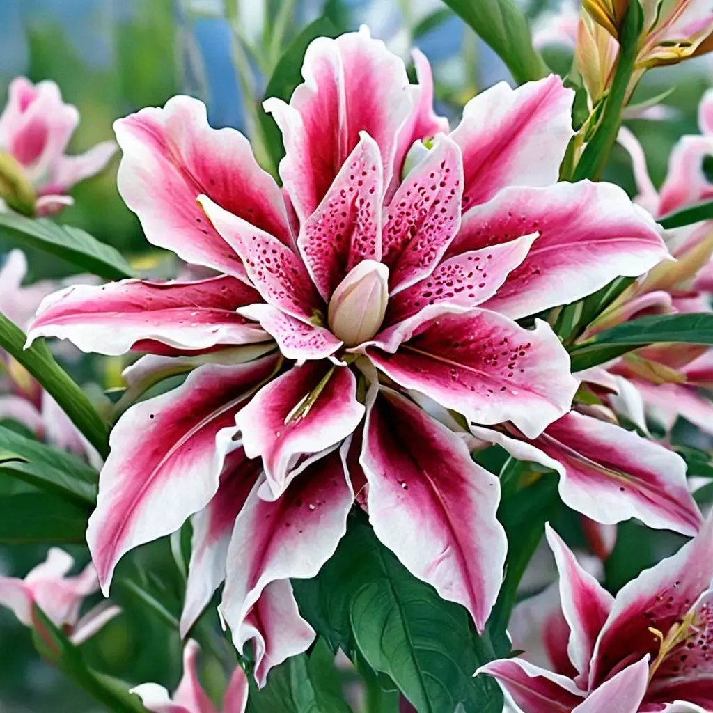 Lilium lancifolium 'Magic Star Double'