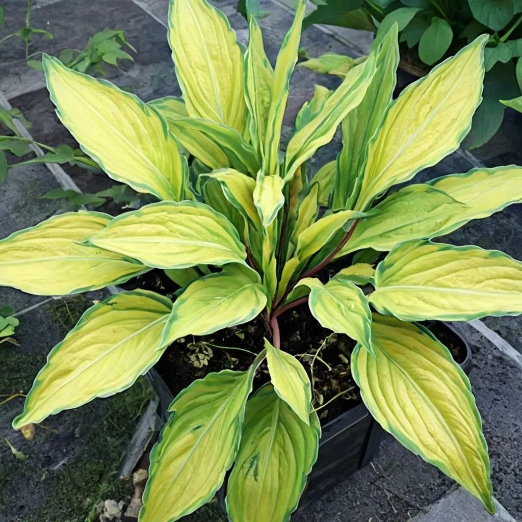 Hosta x hybrida 'Flemish Beauty'