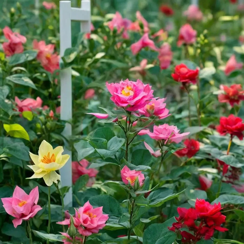 Rosa x hybrida 'Freedom Rose Sampler'