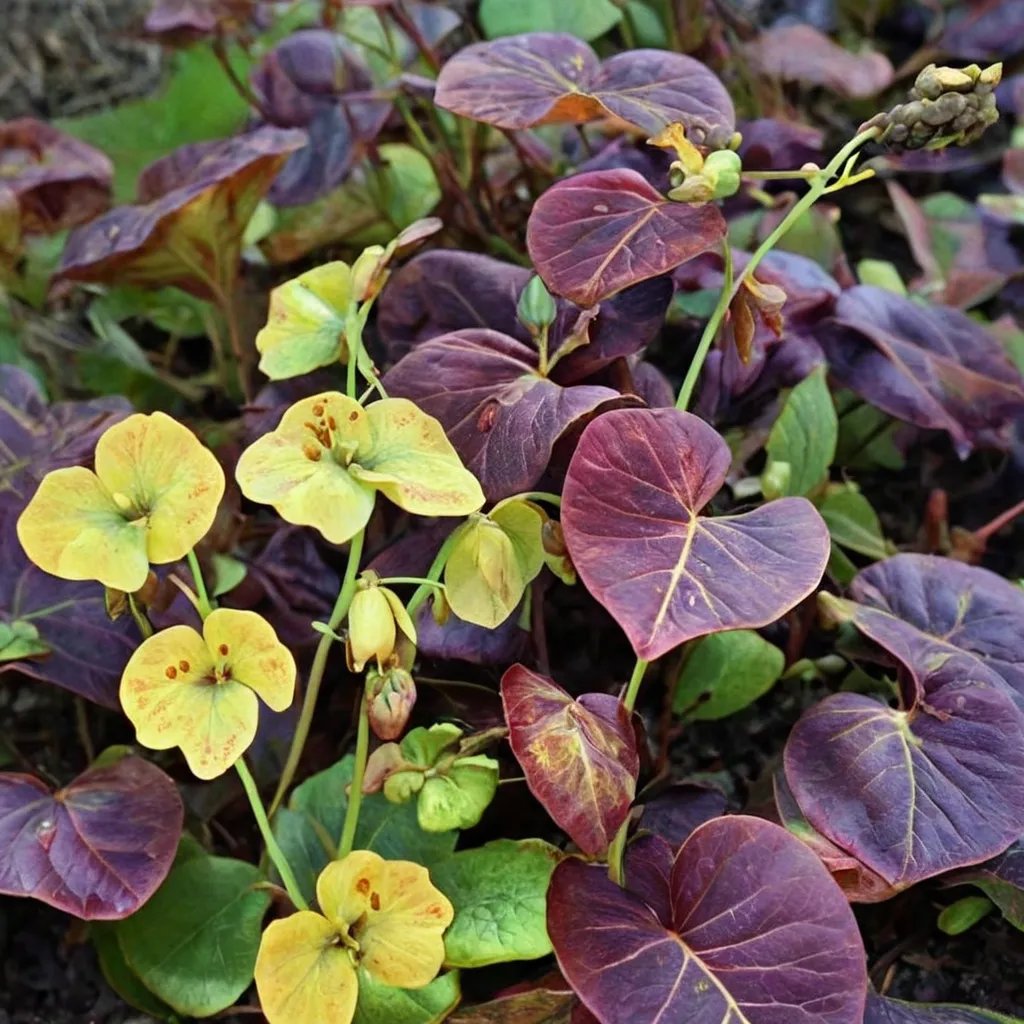 Epimedium pinnatum ssp colchicum 'Thunderbolt'
