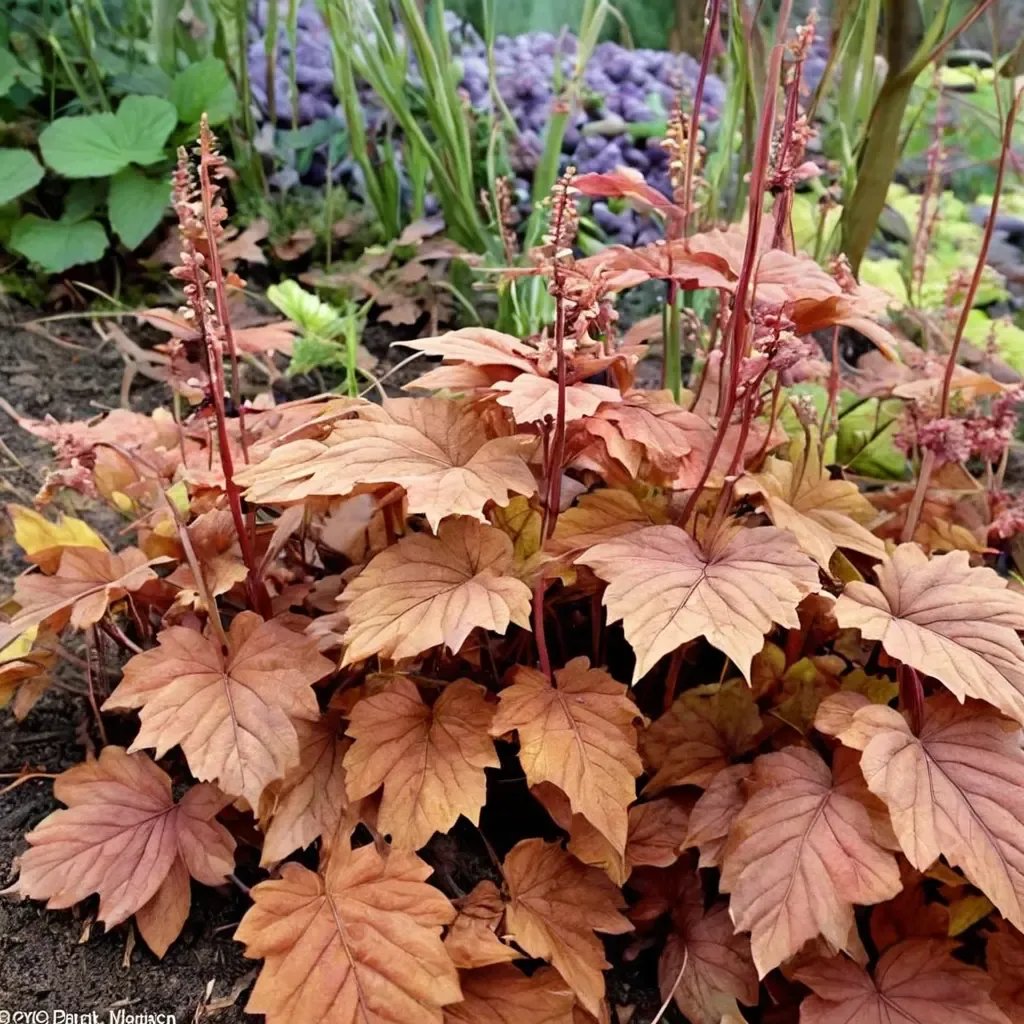 Heucherella americana 'Sweet Tea'