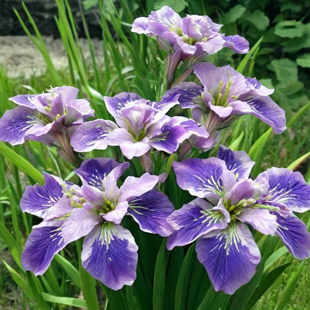 Iris x hybrida 'Kita-No-Seiza'