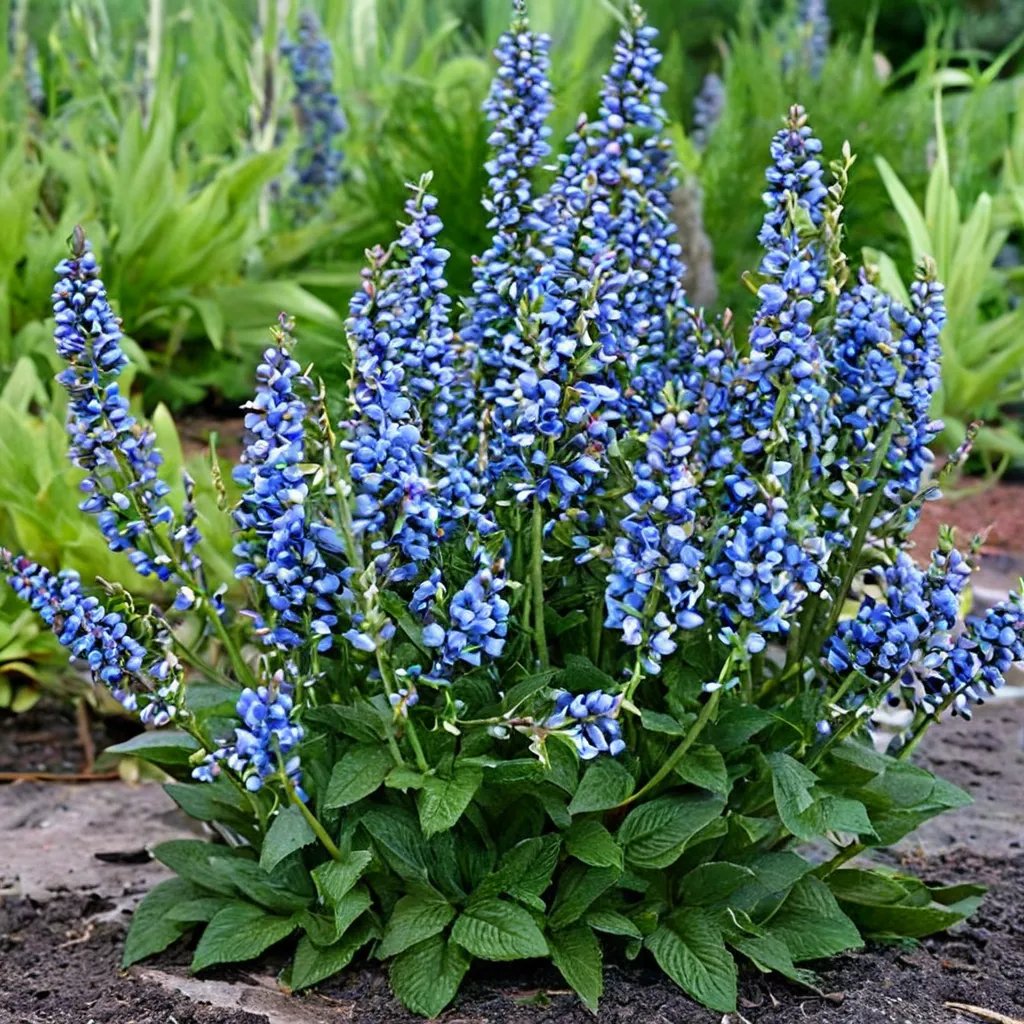 Salvia x hybrida 'Azure Snow'
