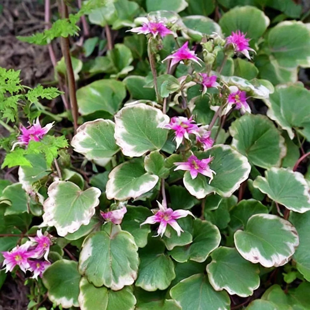 Saxifraga stolonifera 'Veitchiana'