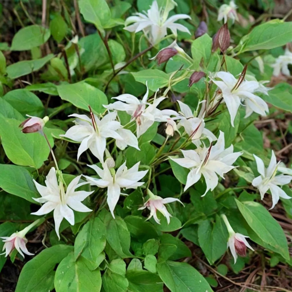 Epimedium grandiflorum 'White Queen'