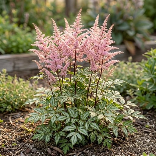 Astilbe 'Silvery Pink'