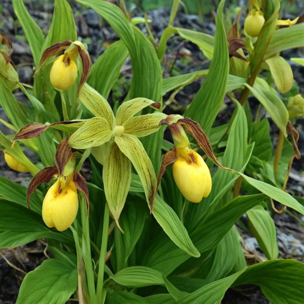 Cypripedium parviflorum 'pubescens'