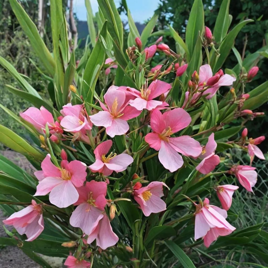 Nerium oleander 'Hardy Pink'