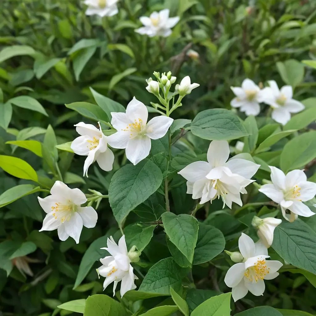 Philadelphus coronarius 'Double Mock Orange'