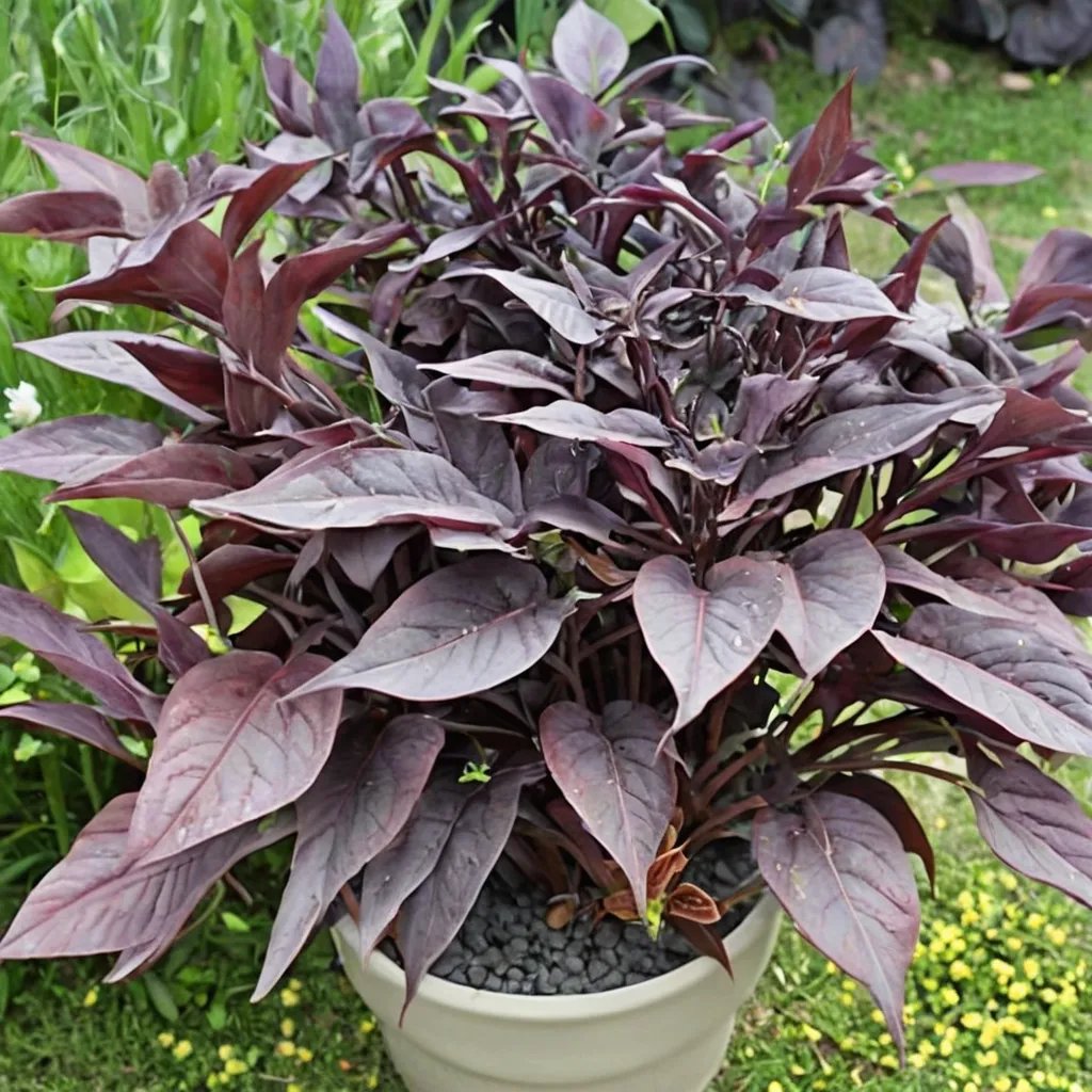 Ipomoea batatas 'Sweet Caroline Raven'