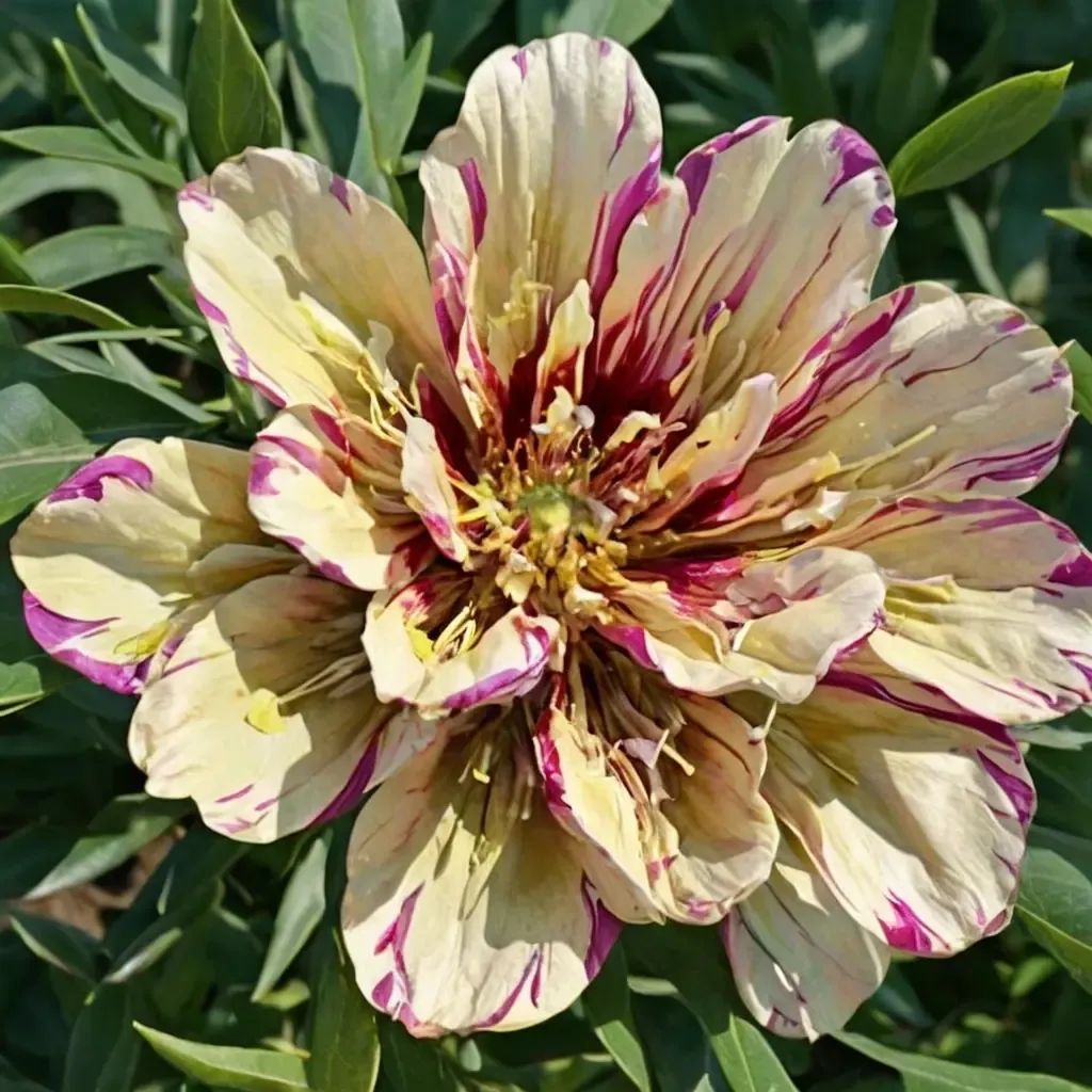 Paeonia lactiflora 'Lollipop'
