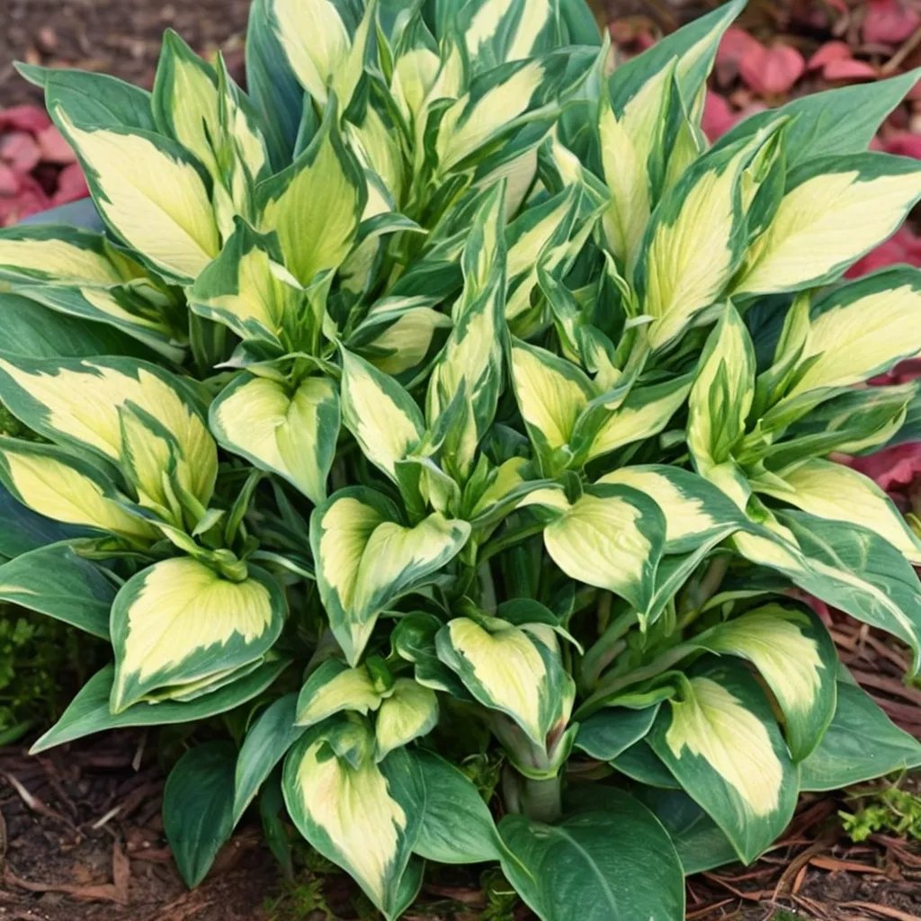 Hosta x hybrida 'Colored Hulk'