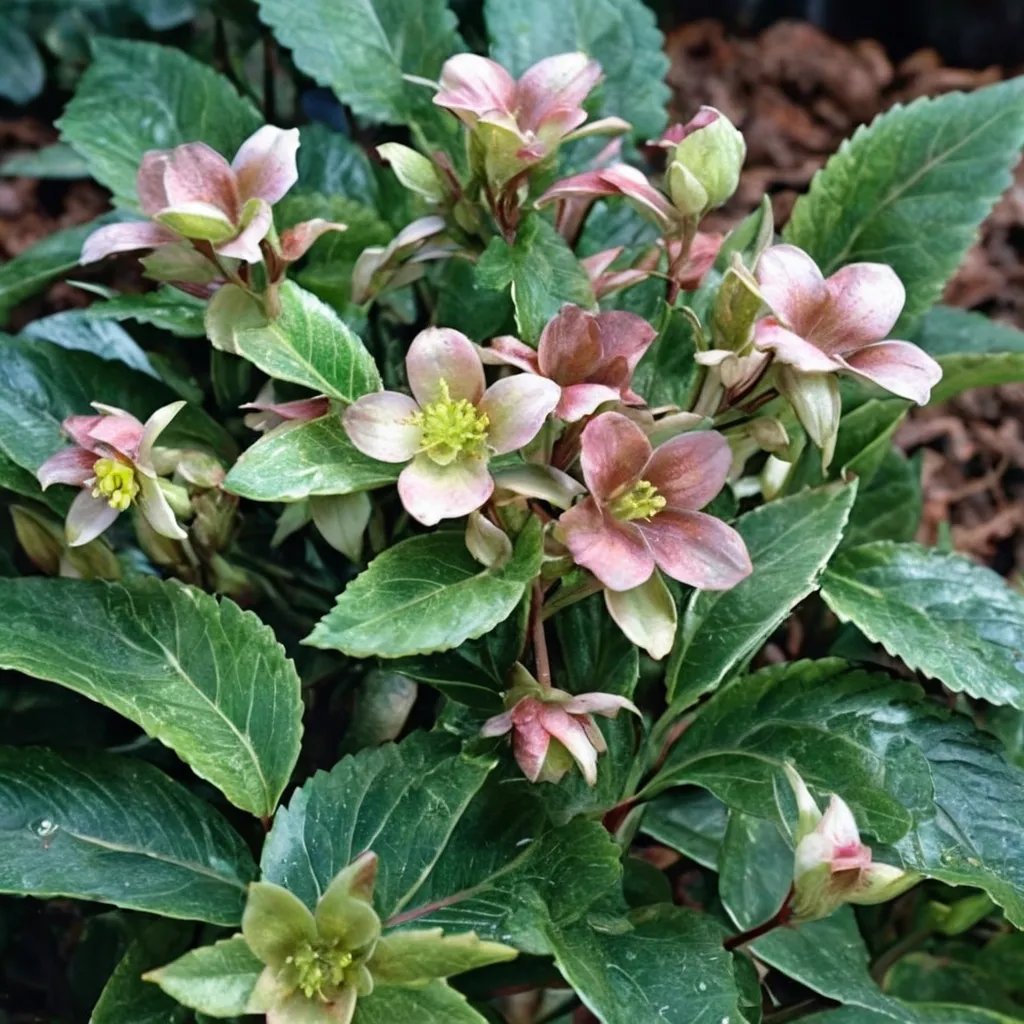 Helleborus x sternii 'Rachel'