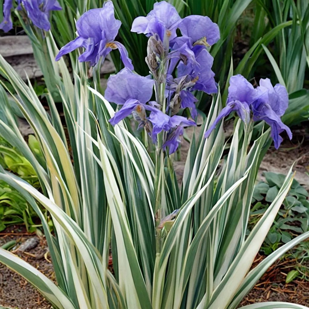 Iris pallida 'Argentea'