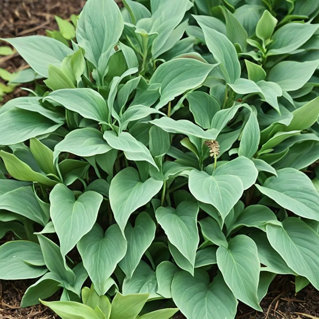 Hosta x hybrida 'Tot Tot'