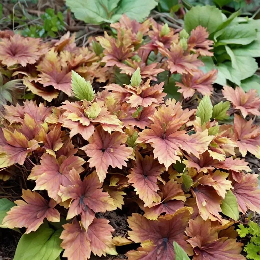 Heucherella x brizoides 'Copper King'