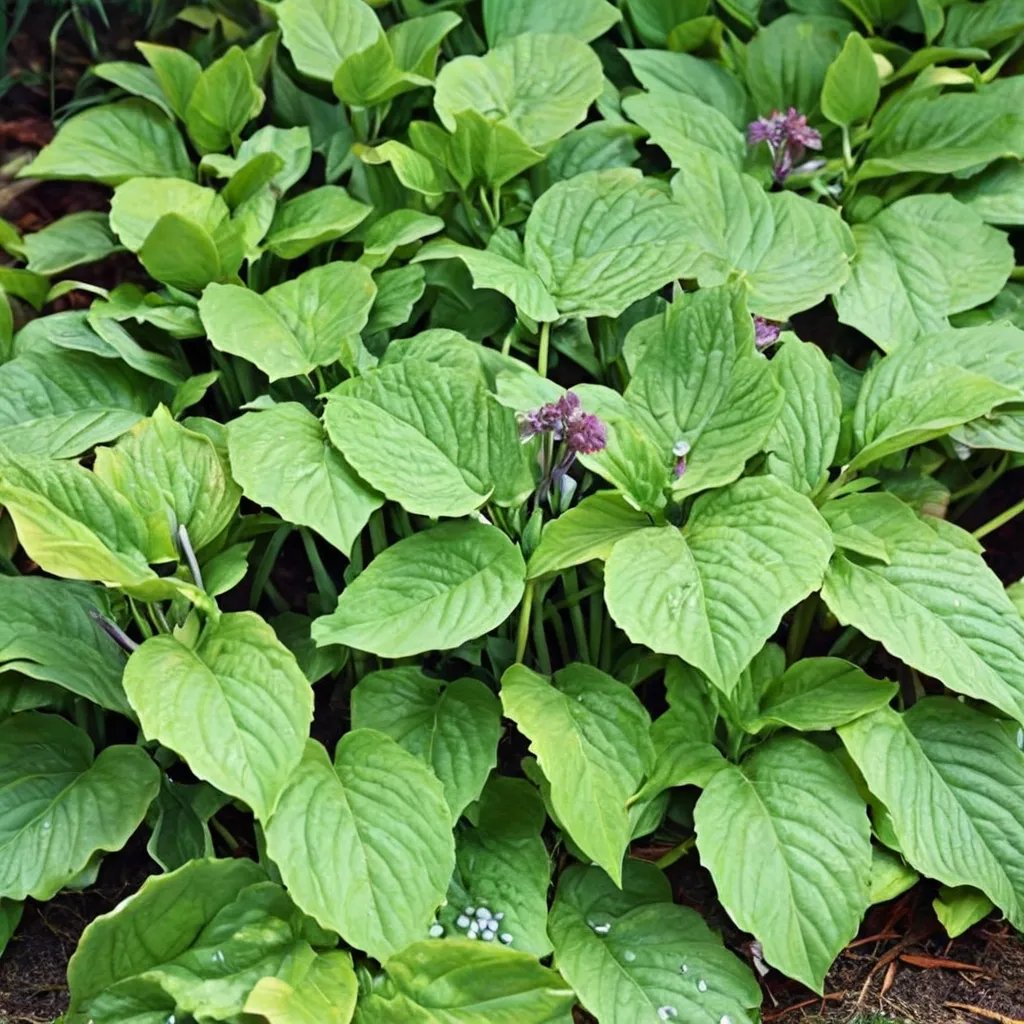 Hosta x hybrida 'Manhattan'