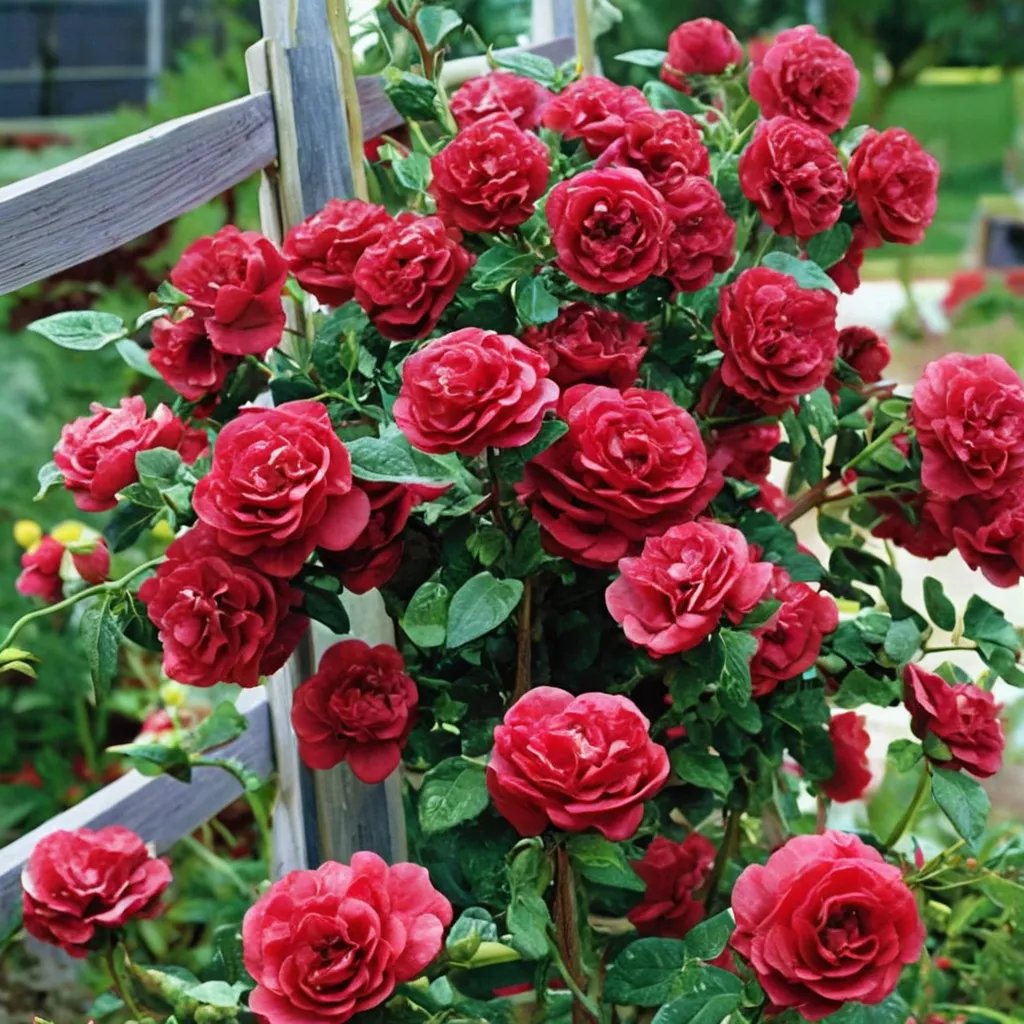 Rosa x hybrida 'Blaze'