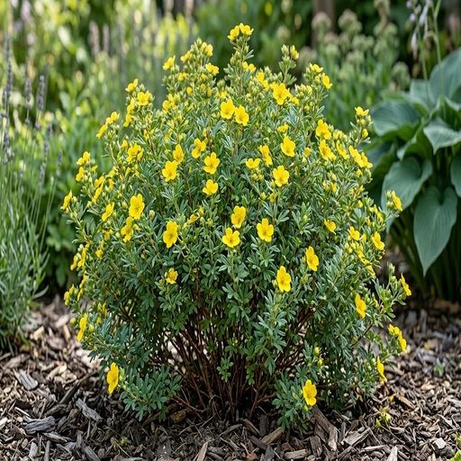Potentilla fruticosa 'Gold Drop'