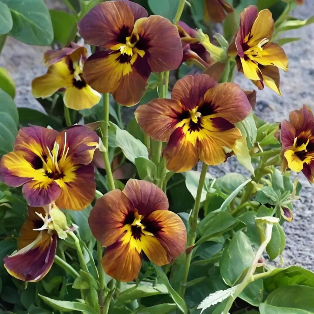 Viola patula 'Irish Molly'