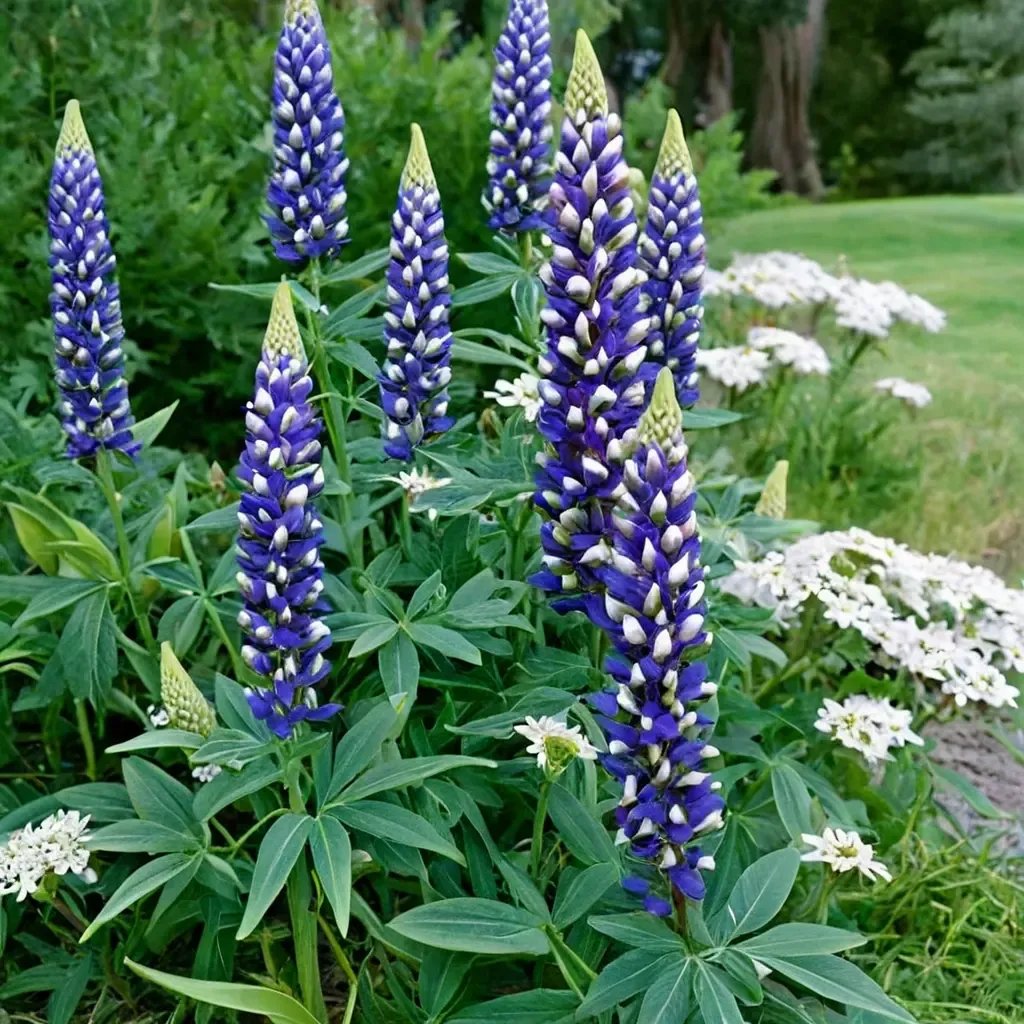 Lupinus polyphyllus 'The Governor'