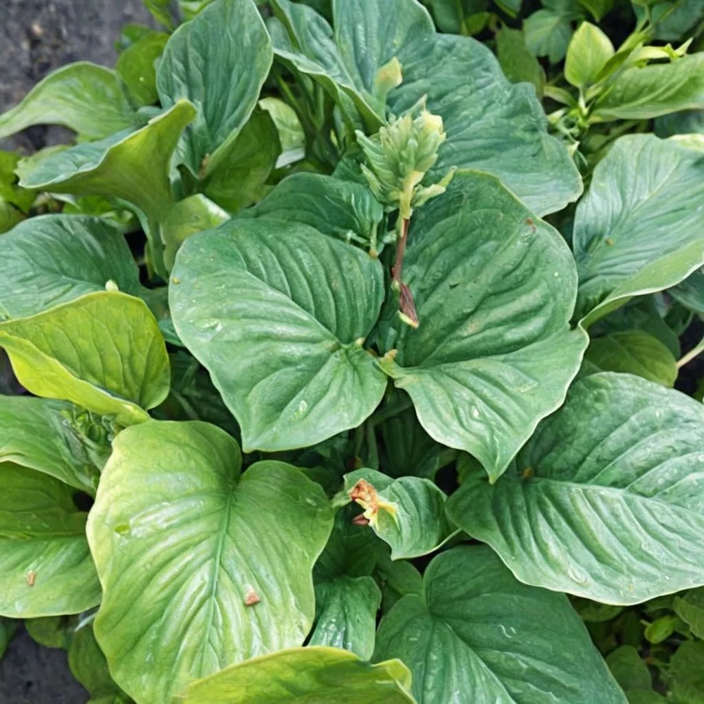 Hosta x hybrida 'Green Piecrust'