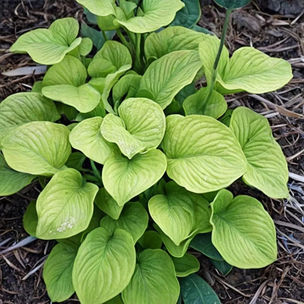 Hosta x hybrida 'Aztec Treasure'