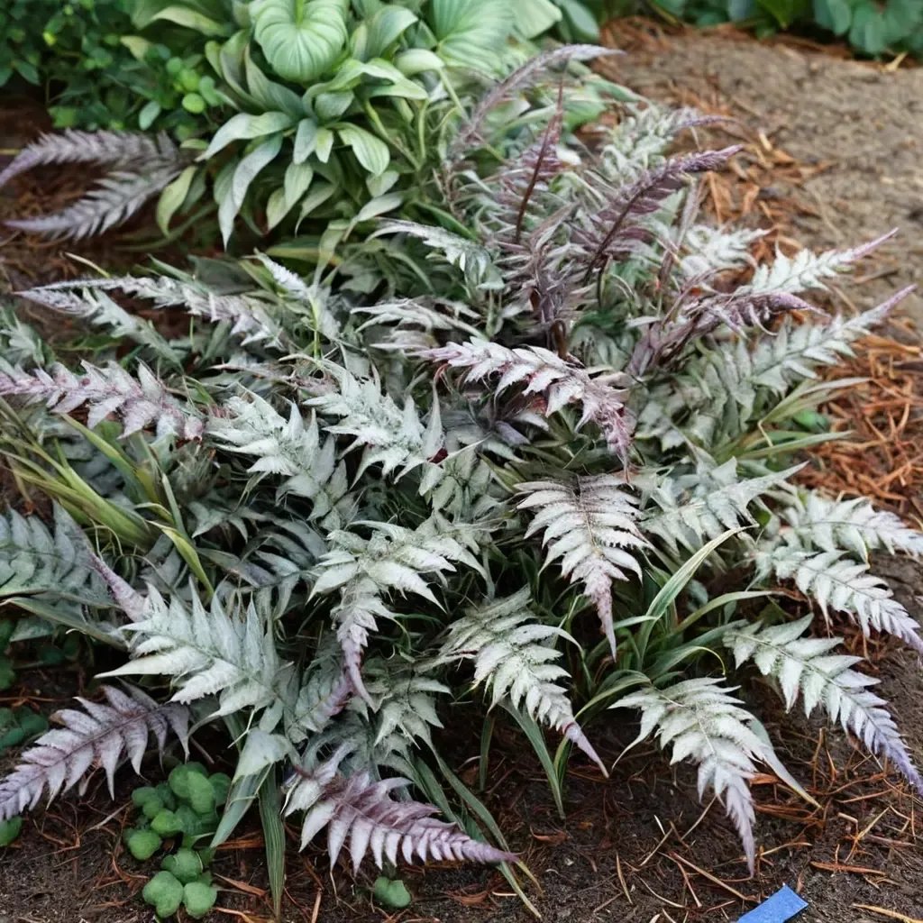 Athyrium niponicum 'Japanese Painted Fern'