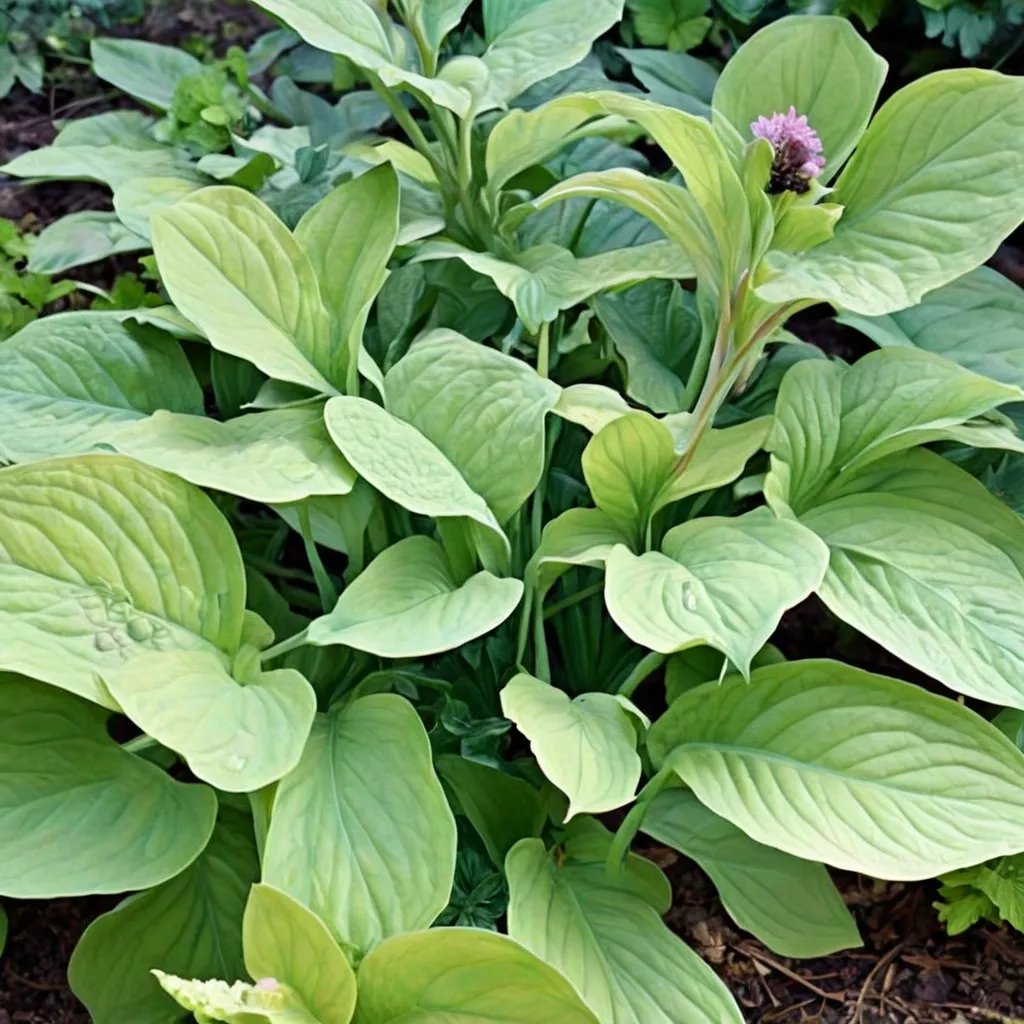 Hosta x hybrida 'Harvest Dandy'