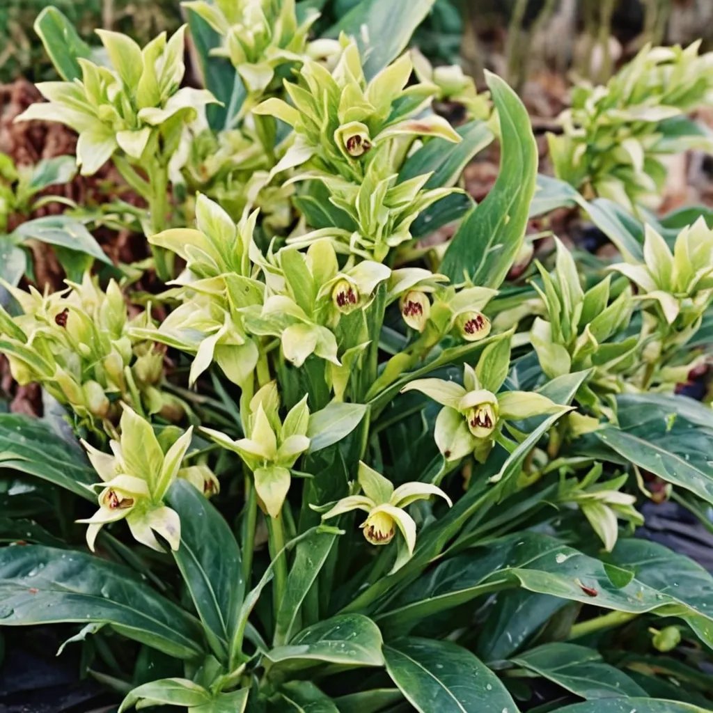 Helleborus foetidus 'Sienna'