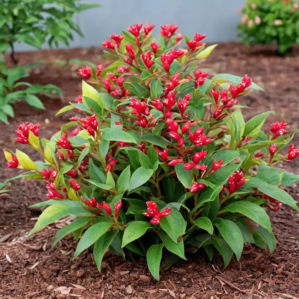 Weigela florida 'Maroon Swoon'