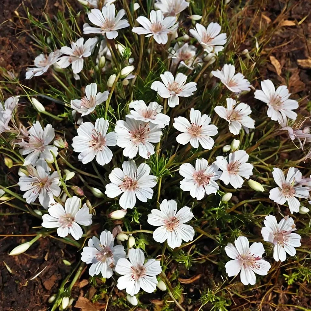 Limnanthes douglasii 'rosea'