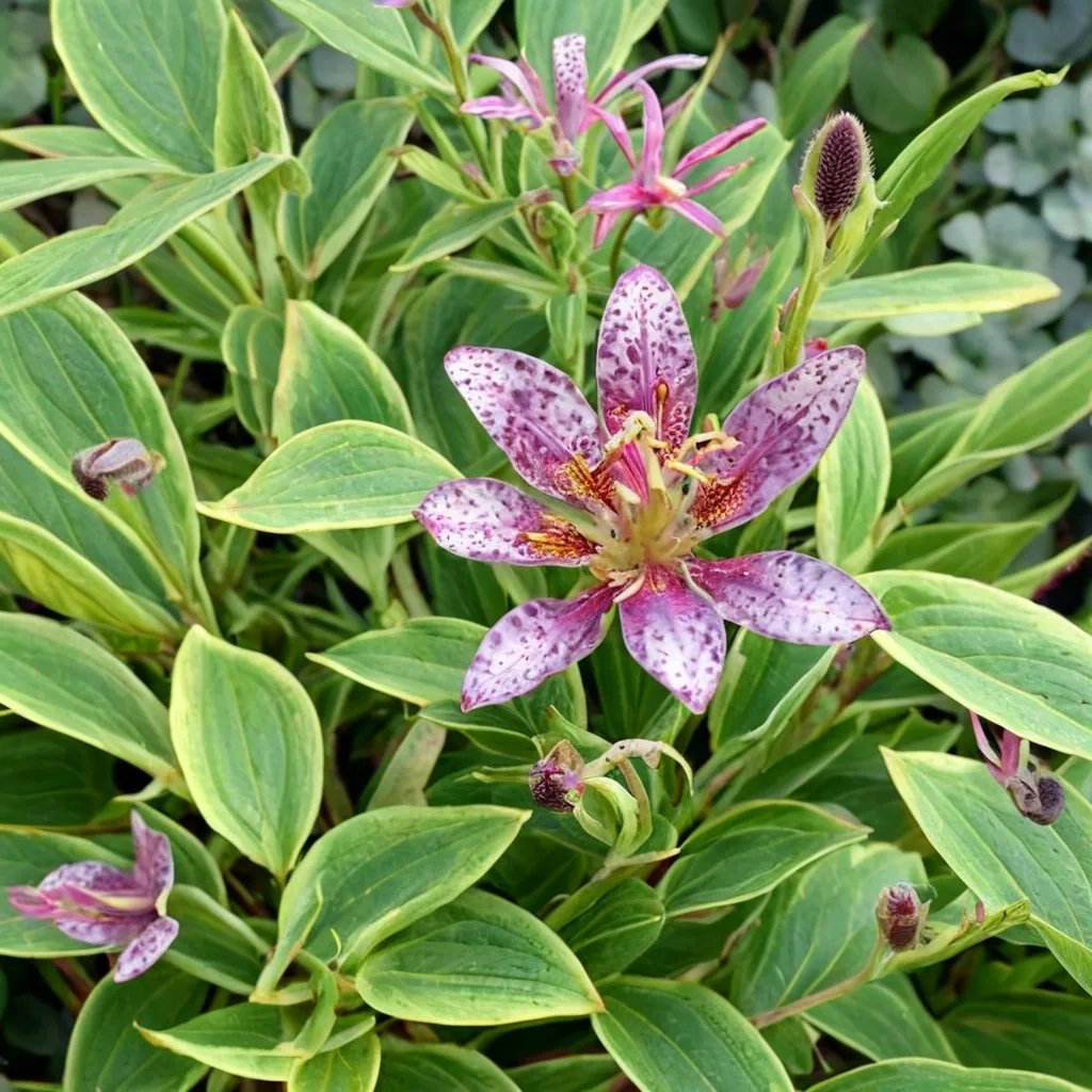 Tricyrtis formosana 'Samurai'