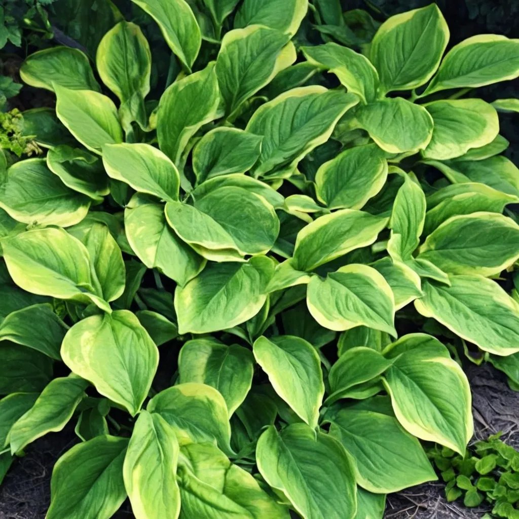 Hosta x hybrida 'Ice Cream'